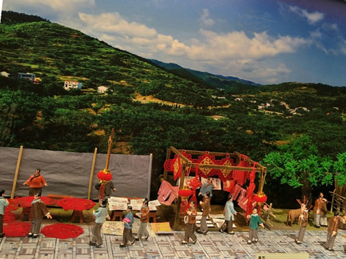 古代春節場(chǎng)景復原模型