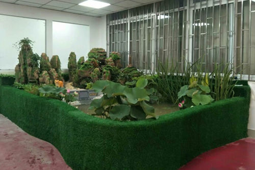 企業(yè)單位會(huì )客室假山模型