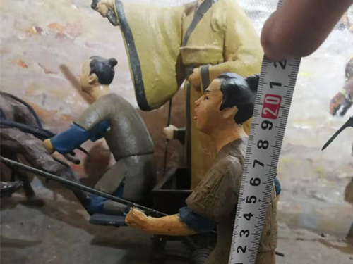 帝王親片復原微縮模型實(shí)際尺寸測量圖片